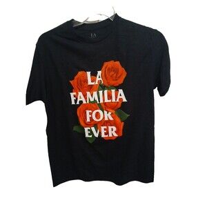 La Famila For Ever Shirt Black Unisex Size Medium